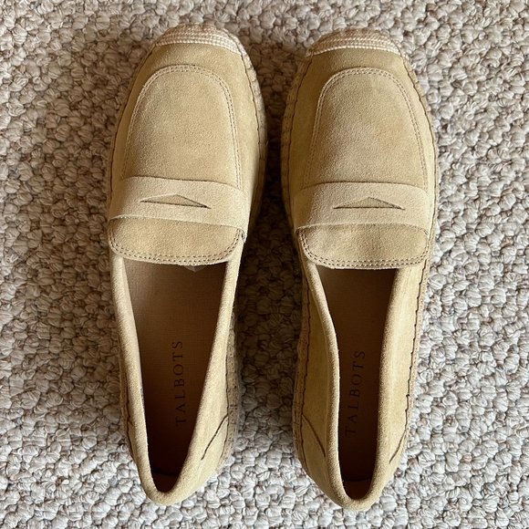 TALBOTS - Quinn Platform Suede Espadrilles -- NEW with Box - Picture 3 of 12
